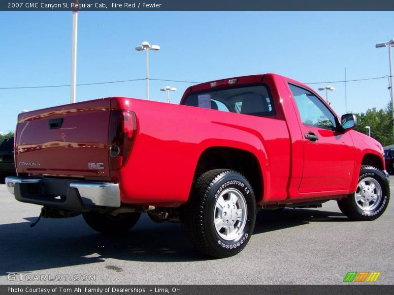 Fire Red / Pewter 2007 GMC Canyon SL Regular Cab