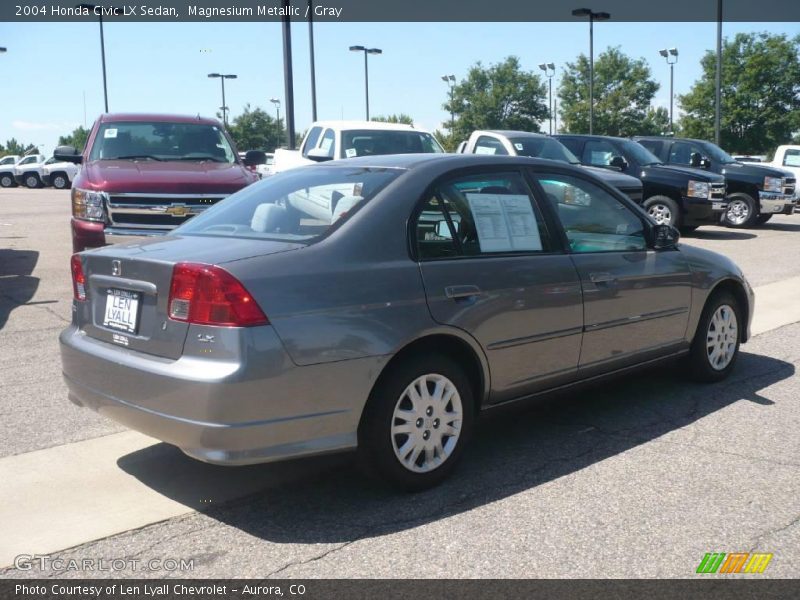 Magnesium Metallic / Gray 2004 Honda Civic LX Sedan