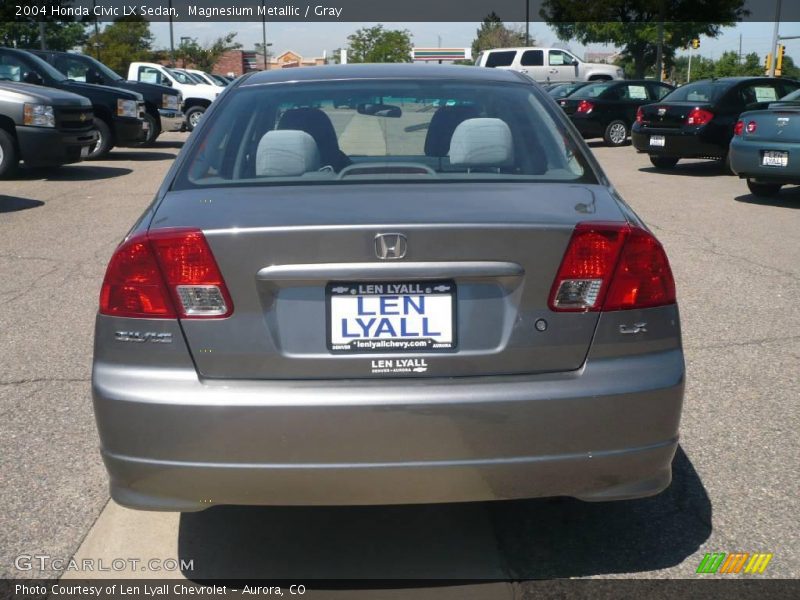 Magnesium Metallic / Gray 2004 Honda Civic LX Sedan