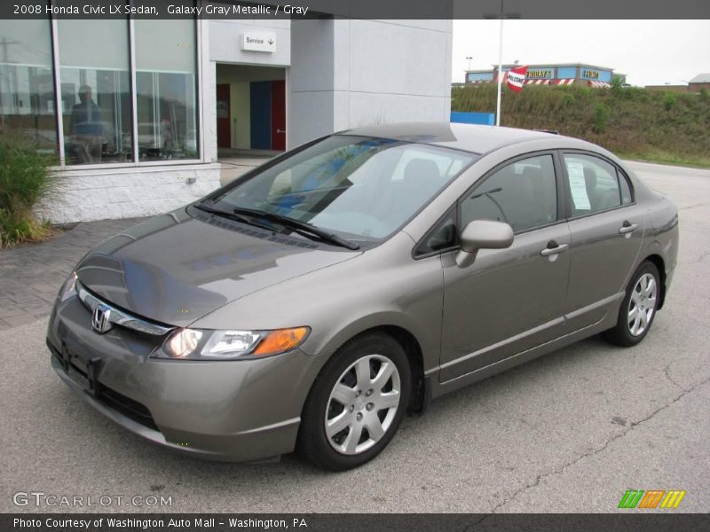 Galaxy Gray Metallic / Gray 2008 Honda Civic LX Sedan