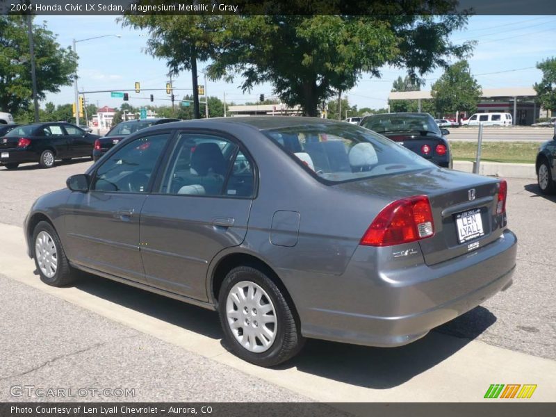 Magnesium Metallic / Gray 2004 Honda Civic LX Sedan