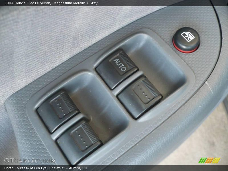 Magnesium Metallic / Gray 2004 Honda Civic LX Sedan