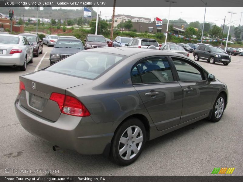 Galaxy Gray Metallic / Gray 2008 Honda Civic LX Sedan