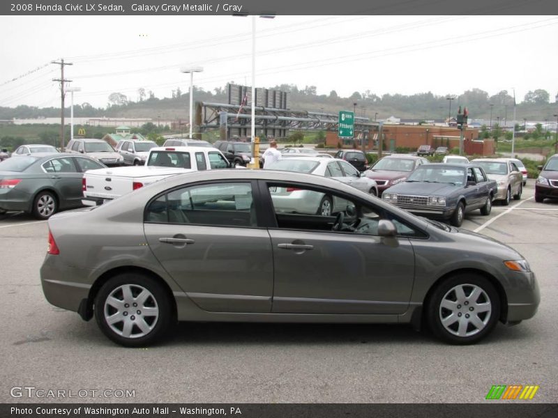 Galaxy Gray Metallic / Gray 2008 Honda Civic LX Sedan