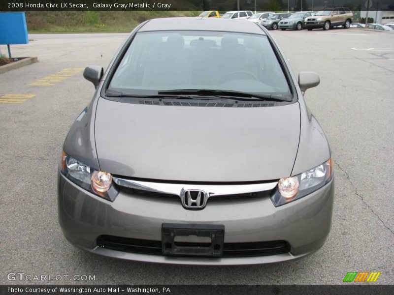 Galaxy Gray Metallic / Gray 2008 Honda Civic LX Sedan