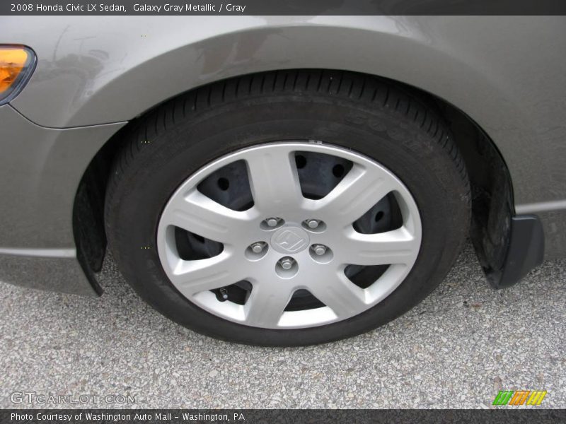 Galaxy Gray Metallic / Gray 2008 Honda Civic LX Sedan