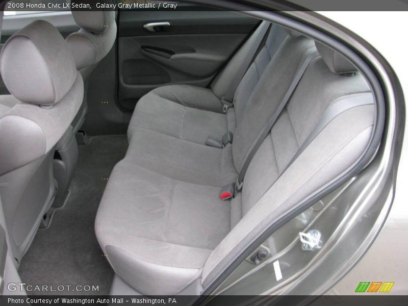 Galaxy Gray Metallic / Gray 2008 Honda Civic LX Sedan