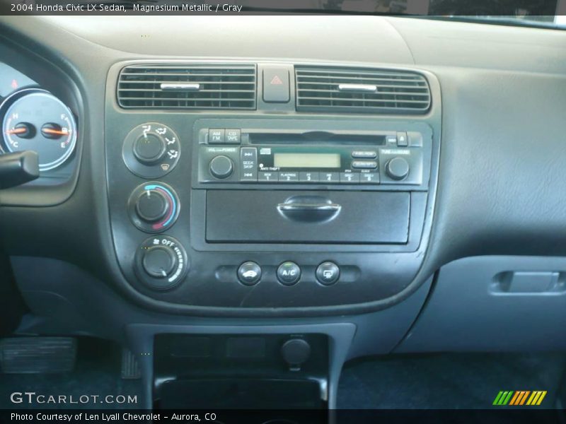 Magnesium Metallic / Gray 2004 Honda Civic LX Sedan