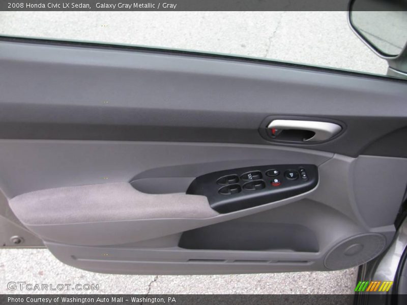 Galaxy Gray Metallic / Gray 2008 Honda Civic LX Sedan
