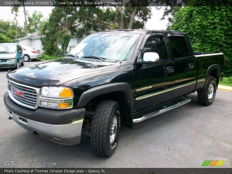 Onyx Black / Graphite 2001 GMC Sierra 2500HD SLT Crew Cab 4x4