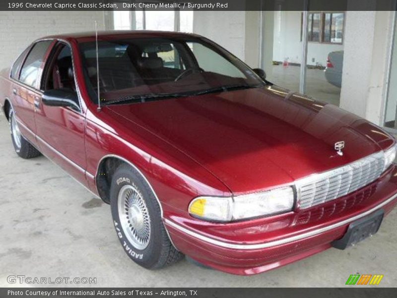 Dark Cherry Metallic / Burgundy Red 1996 Chevrolet Caprice Classic Sedan