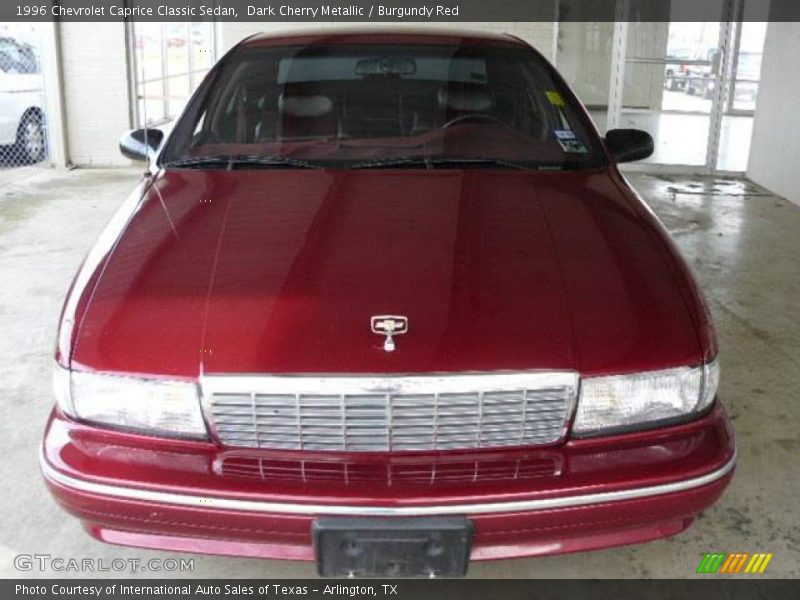 Dark Cherry Metallic / Burgundy Red 1996 Chevrolet Caprice Classic Sedan