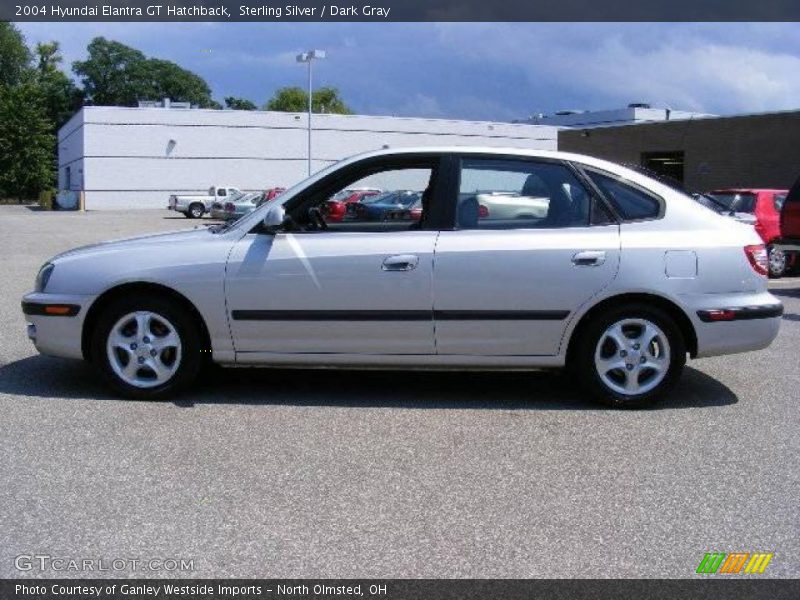 Sterling Silver / Dark Gray 2004 Hyundai Elantra GT Hatchback