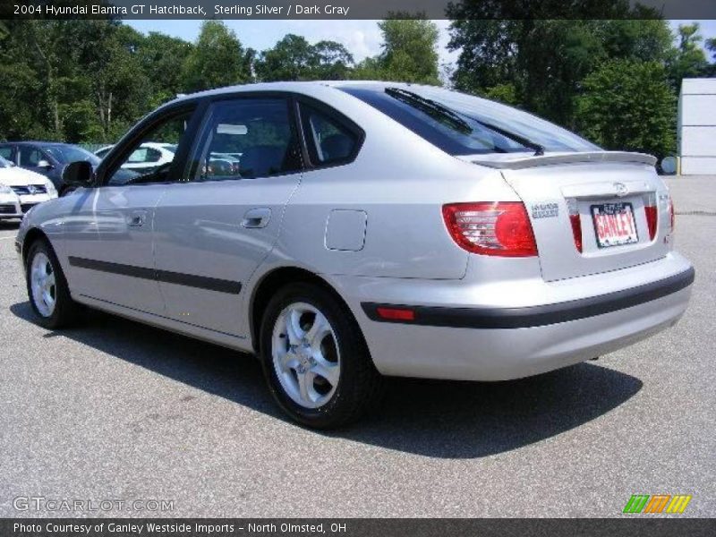 Sterling Silver / Dark Gray 2004 Hyundai Elantra GT Hatchback