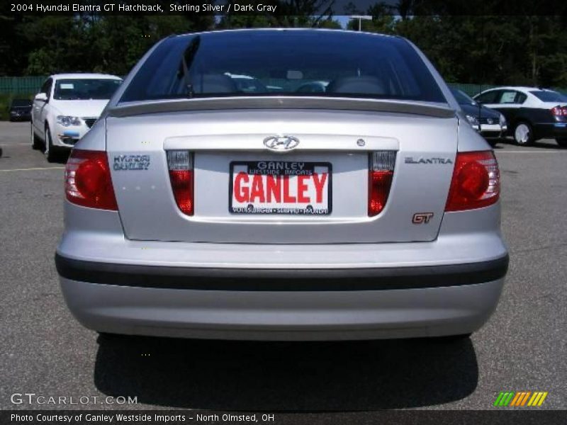 Sterling Silver / Dark Gray 2004 Hyundai Elantra GT Hatchback