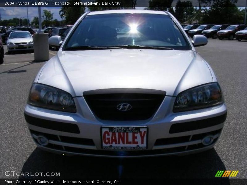 Sterling Silver / Dark Gray 2004 Hyundai Elantra GT Hatchback