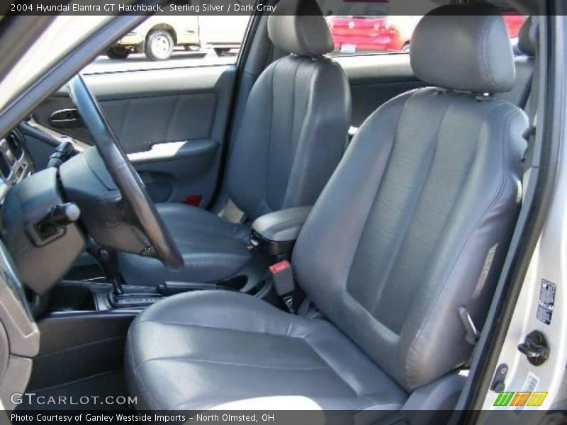 Sterling Silver / Dark Gray 2004 Hyundai Elantra GT Hatchback