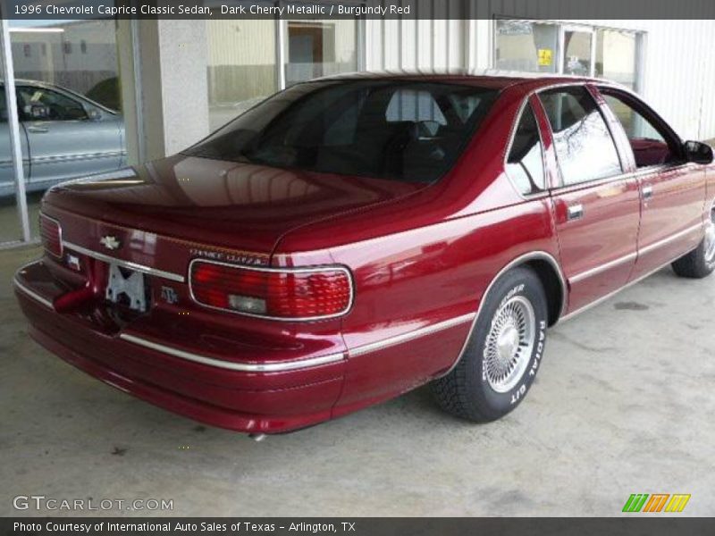 Dark Cherry Metallic / Burgundy Red 1996 Chevrolet Caprice Classic Sedan