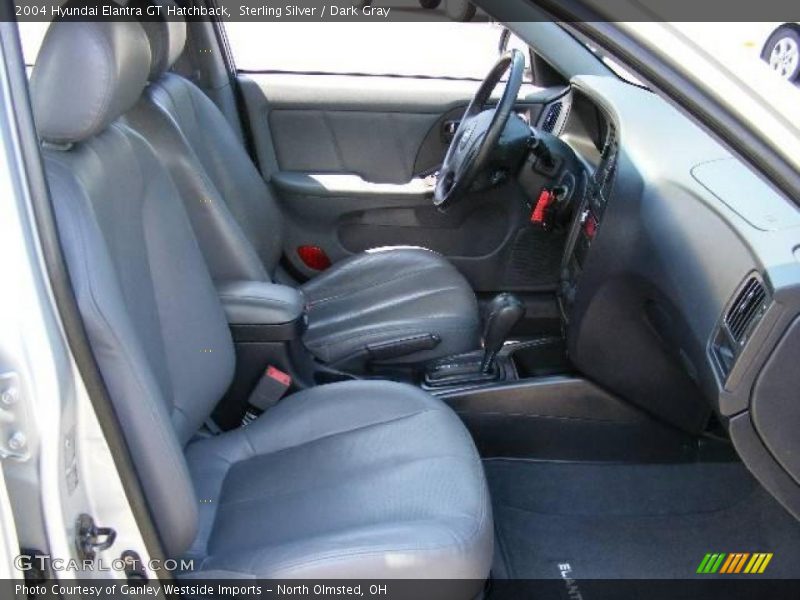 Sterling Silver / Dark Gray 2004 Hyundai Elantra GT Hatchback