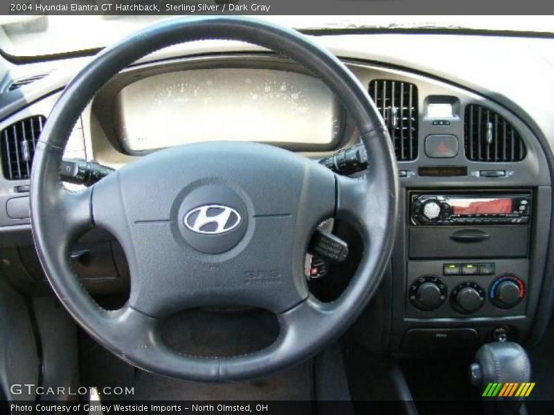 Sterling Silver / Dark Gray 2004 Hyundai Elantra GT Hatchback