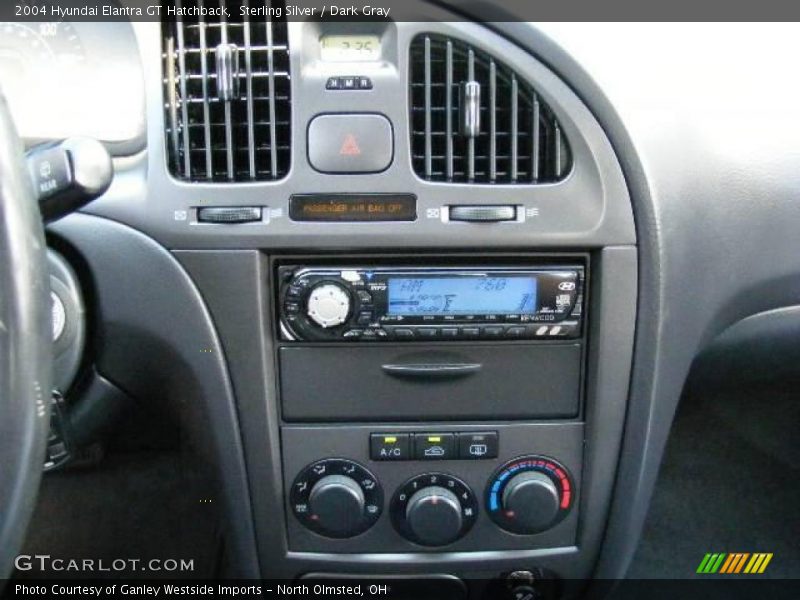 Sterling Silver / Dark Gray 2004 Hyundai Elantra GT Hatchback