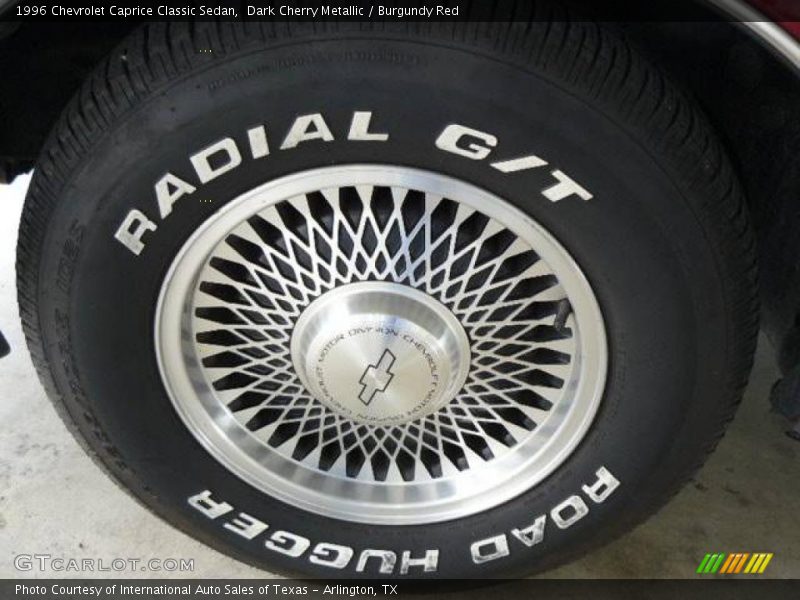 Dark Cherry Metallic / Burgundy Red 1996 Chevrolet Caprice Classic Sedan