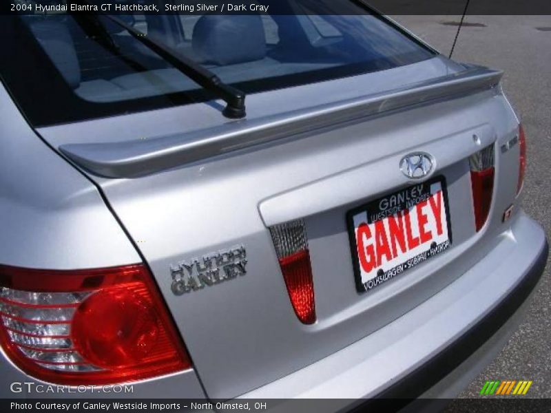 Sterling Silver / Dark Gray 2004 Hyundai Elantra GT Hatchback