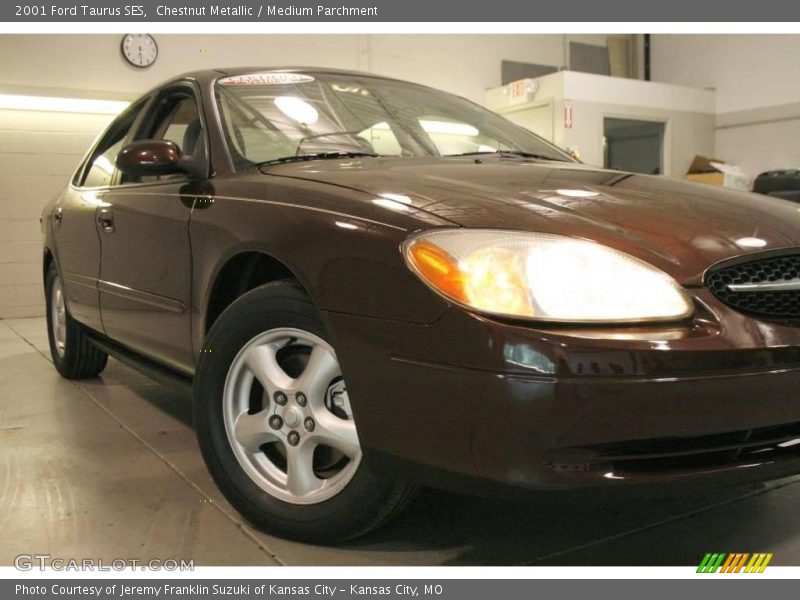 Chestnut Metallic / Medium Parchment 2001 Ford Taurus SES