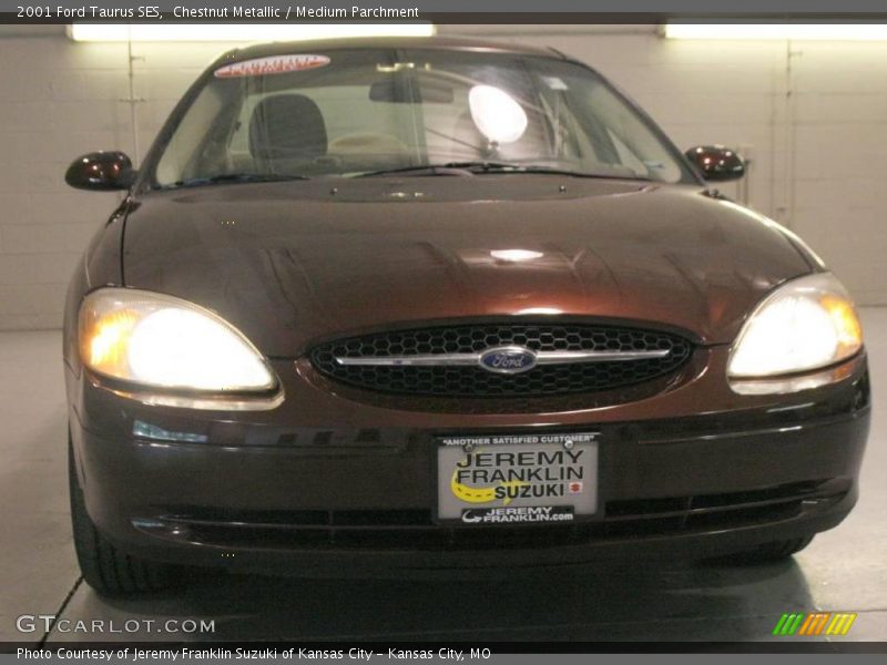 Chestnut Metallic / Medium Parchment 2001 Ford Taurus SES