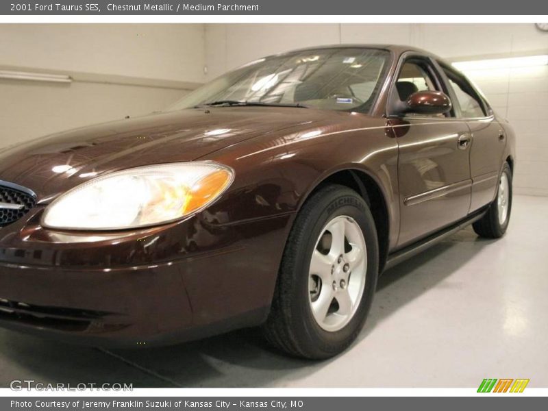 Chestnut Metallic / Medium Parchment 2001 Ford Taurus SES