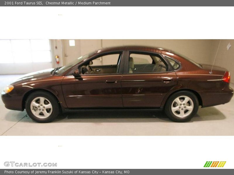 Chestnut Metallic / Medium Parchment 2001 Ford Taurus SES