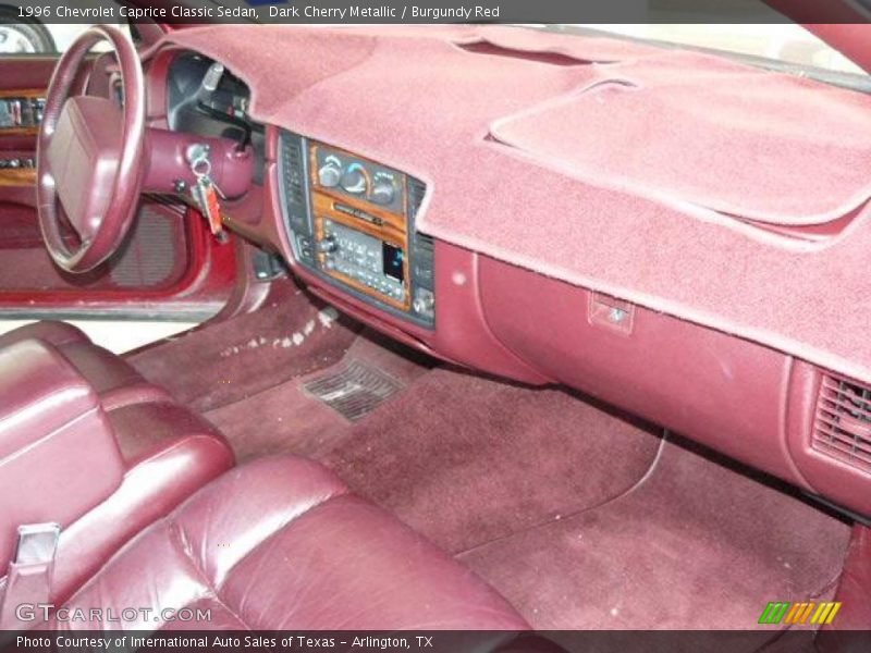 Dark Cherry Metallic / Burgundy Red 1996 Chevrolet Caprice Classic Sedan