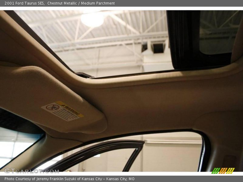 Chestnut Metallic / Medium Parchment 2001 Ford Taurus SES