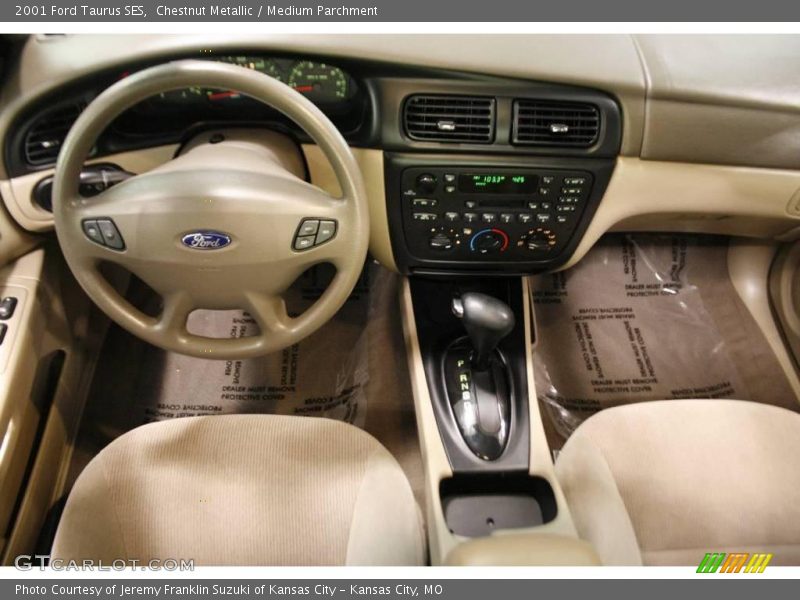 Chestnut Metallic / Medium Parchment 2001 Ford Taurus SES