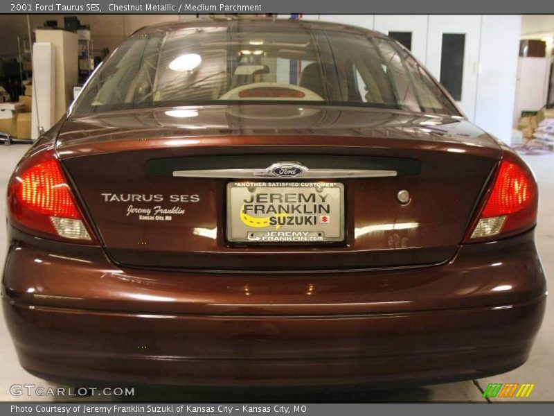 Chestnut Metallic / Medium Parchment 2001 Ford Taurus SES