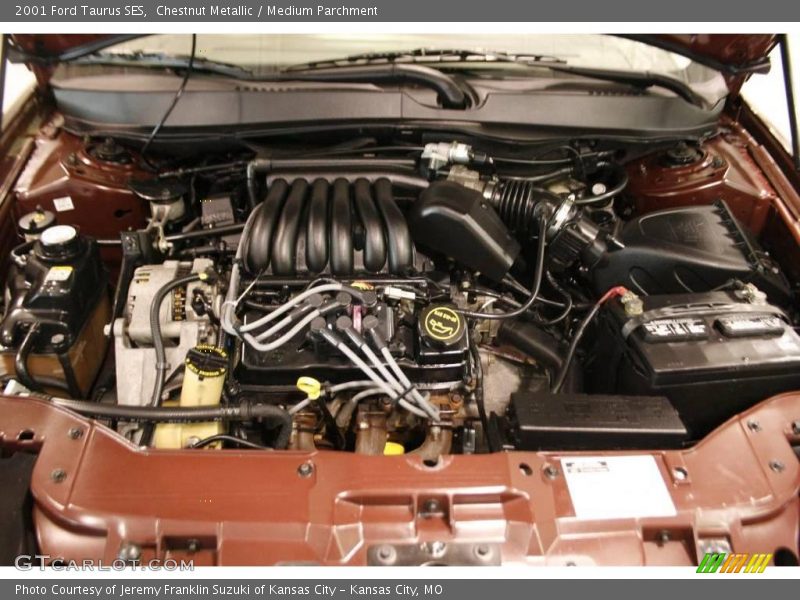 Chestnut Metallic / Medium Parchment 2001 Ford Taurus SES
