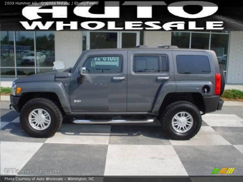 Graphite Metallic / Ebony/Pewter 2009 Hummer H3