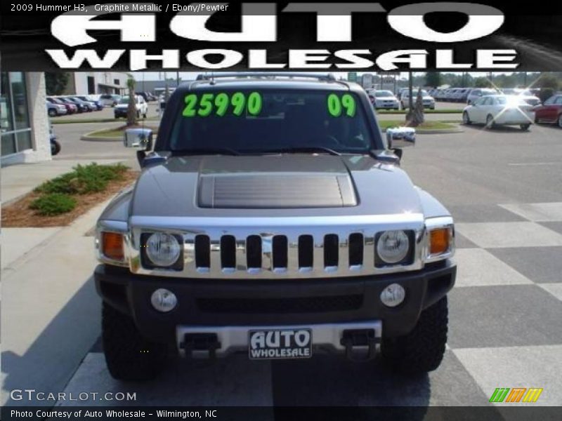 Graphite Metallic / Ebony/Pewter 2009 Hummer H3