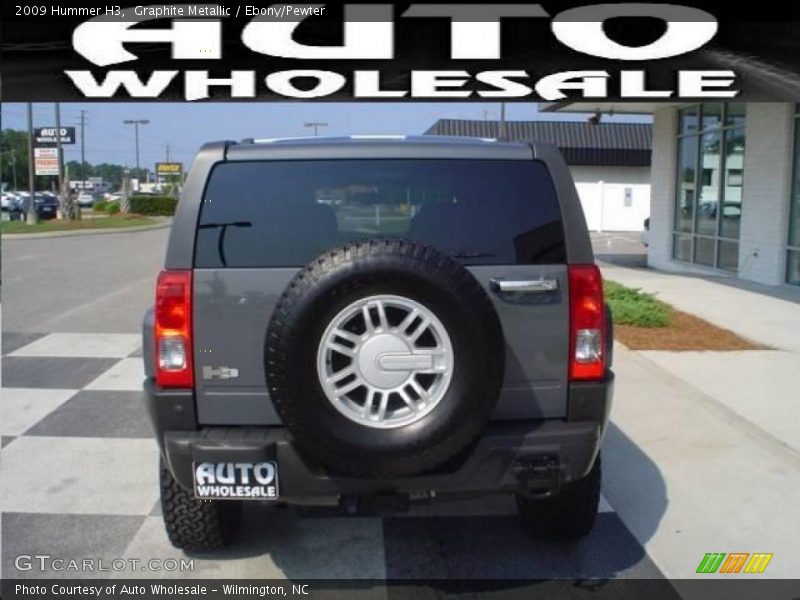 Graphite Metallic / Ebony/Pewter 2009 Hummer H3