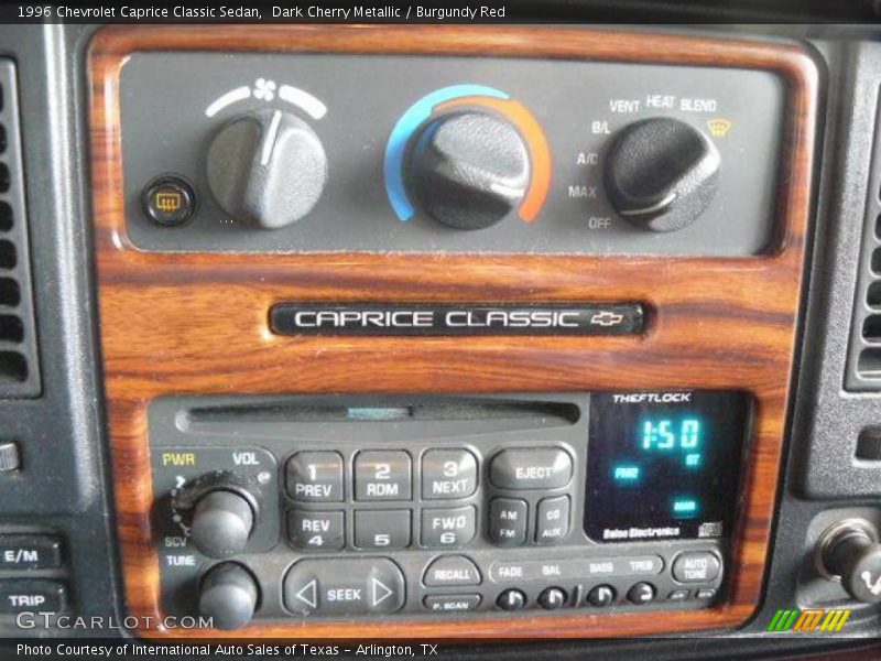 Dark Cherry Metallic / Burgundy Red 1996 Chevrolet Caprice Classic Sedan
