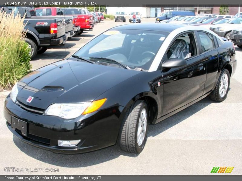 Black Onyx / Black 2004 Saturn ION 3 Quad Coupe