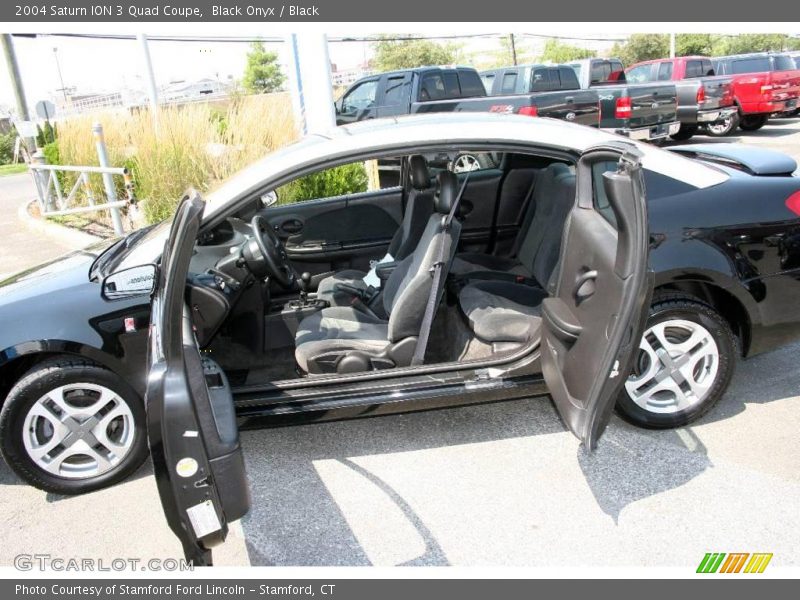 Black Onyx / Black 2004 Saturn ION 3 Quad Coupe