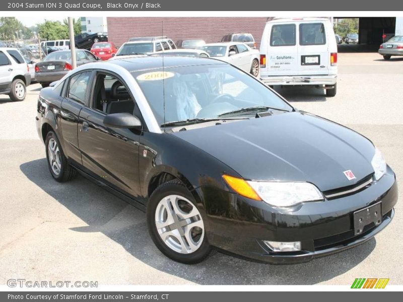 Black Onyx / Black 2004 Saturn ION 3 Quad Coupe