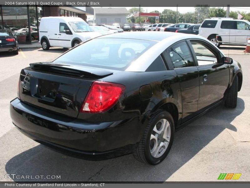 Black Onyx / Black 2004 Saturn ION 3 Quad Coupe