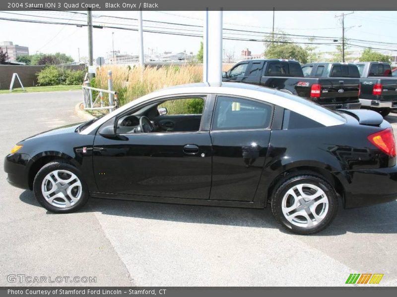 Black Onyx / Black 2004 Saturn ION 3 Quad Coupe