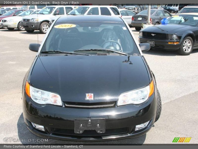 Black Onyx / Black 2004 Saturn ION 3 Quad Coupe