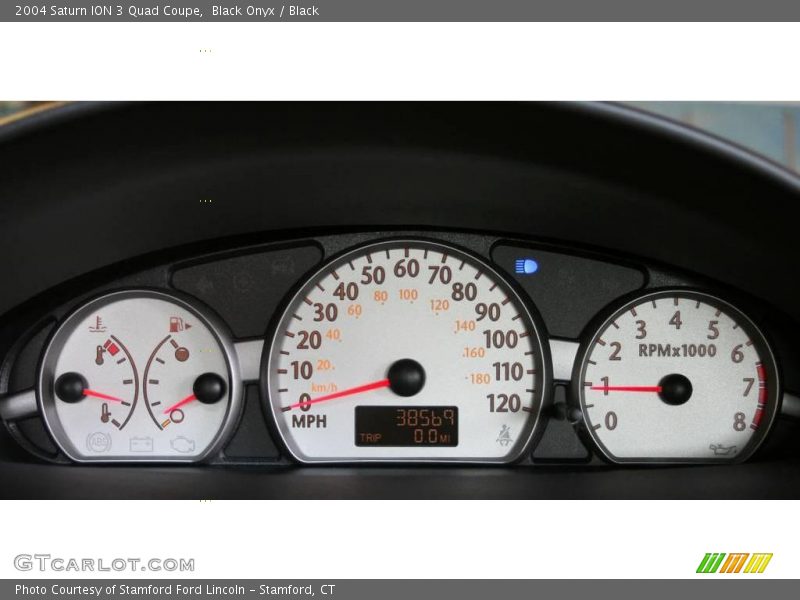 Black Onyx / Black 2004 Saturn ION 3 Quad Coupe