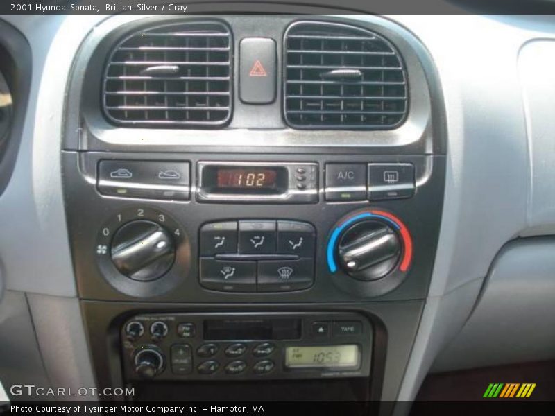 Brilliant Silver / Gray 2001 Hyundai Sonata