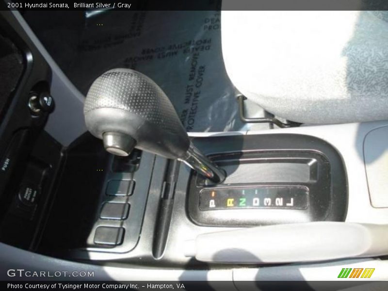 Brilliant Silver / Gray 2001 Hyundai Sonata