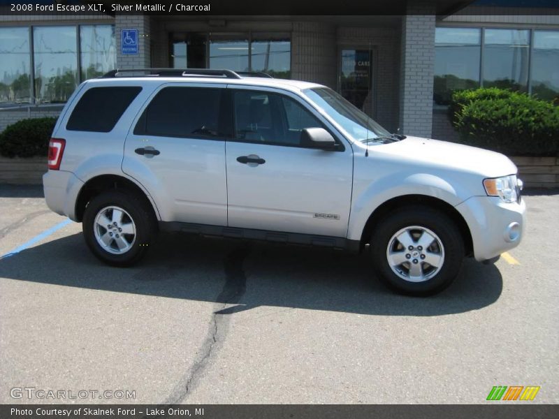 Silver Metallic / Charcoal 2008 Ford Escape XLT